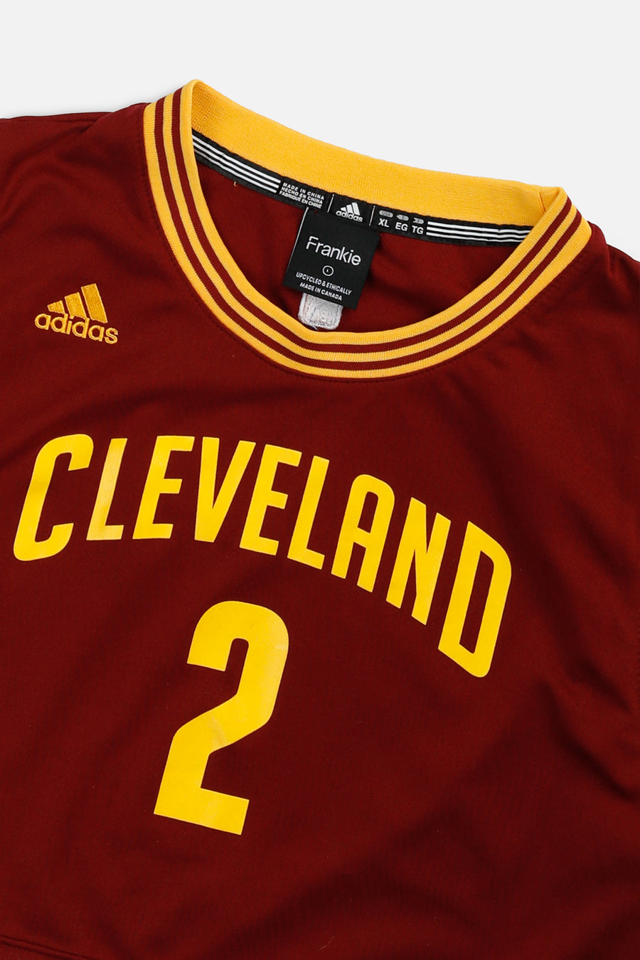 Rework Cleveland Cavaliers NBA Crop Jersey - L