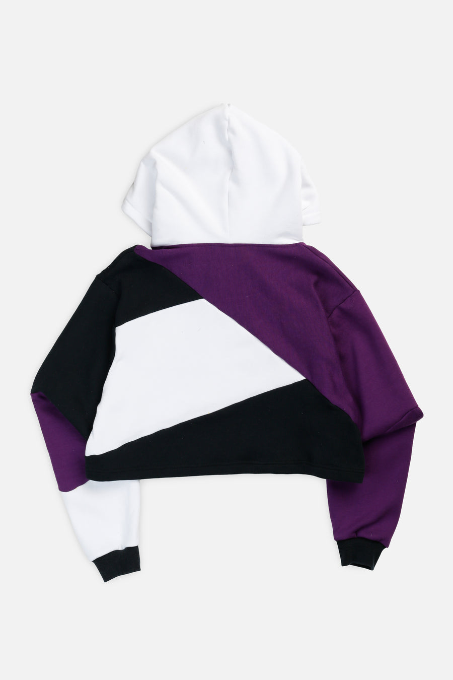 Rework Nike Air Jordan Patchwork Crop Sweatshirt - M