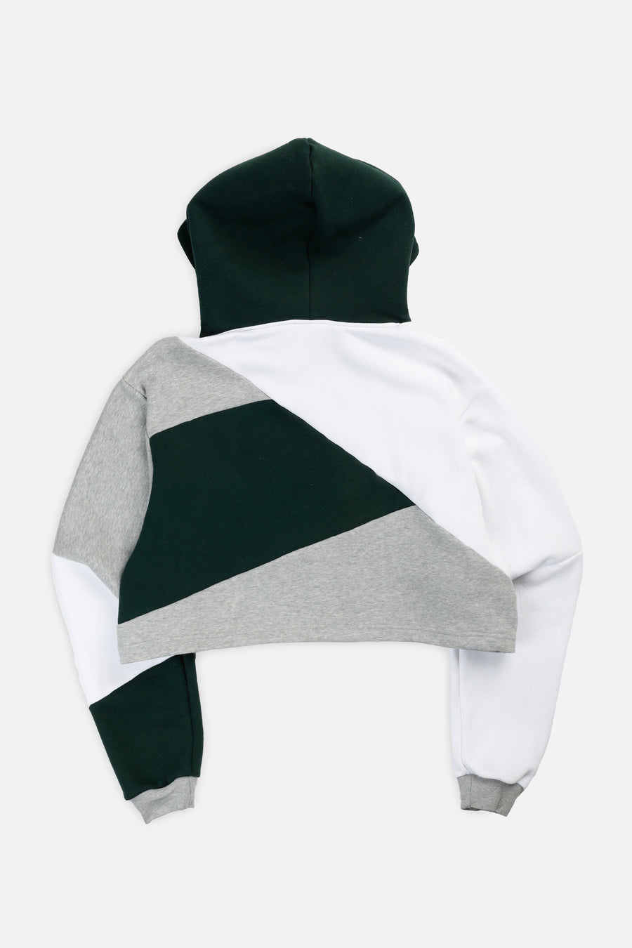 Rework Nike Patchwork Crop Sweatshirt - M