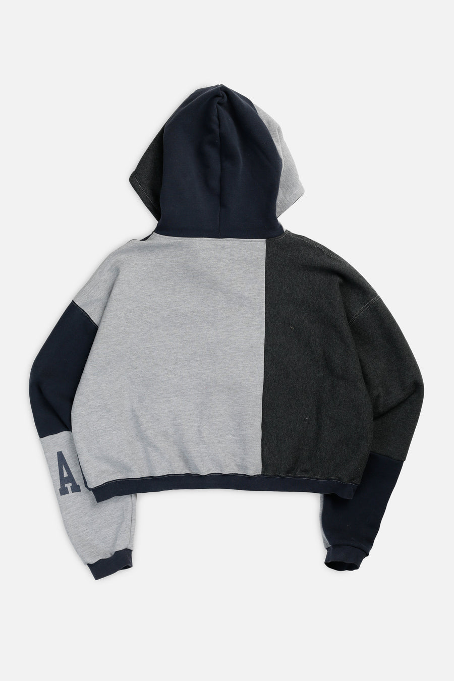 Rework Varsity Crop Zip Hoodie - XXL