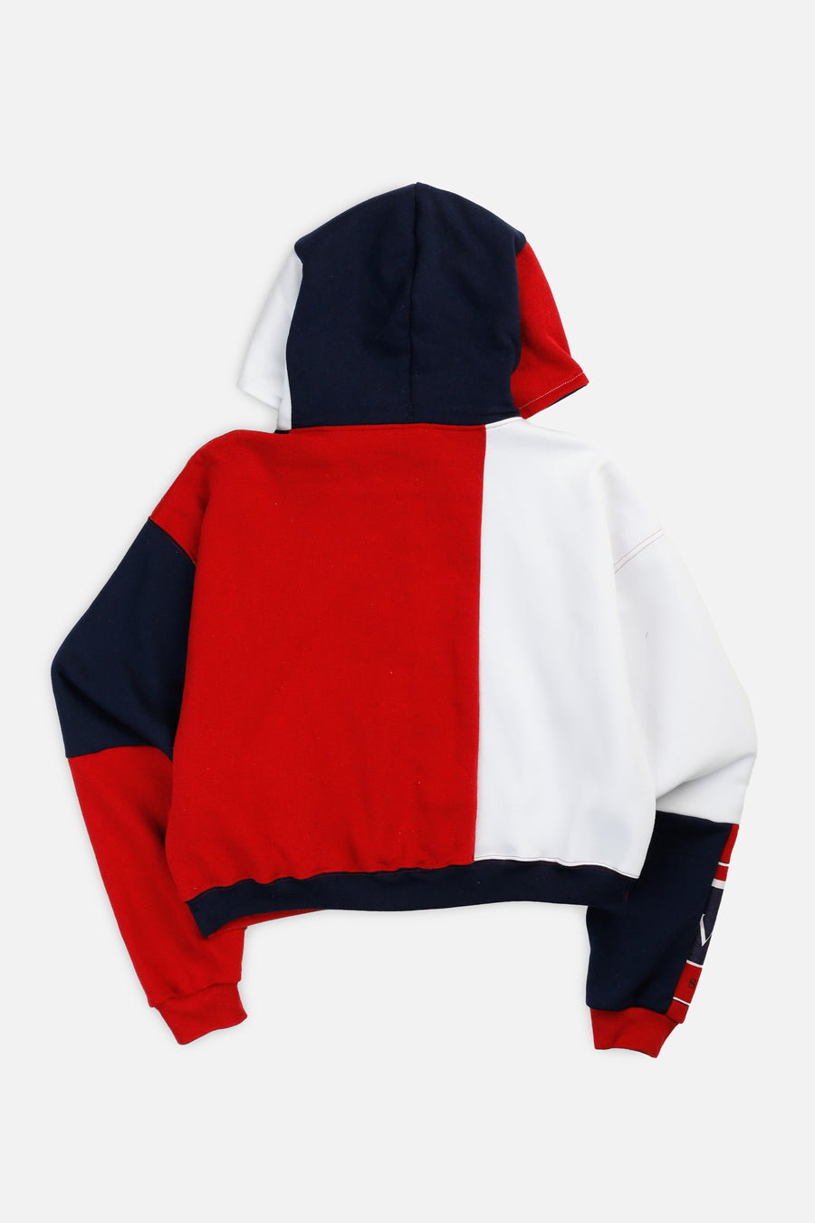 Rework Varsity Crop Zip Hoodie - M