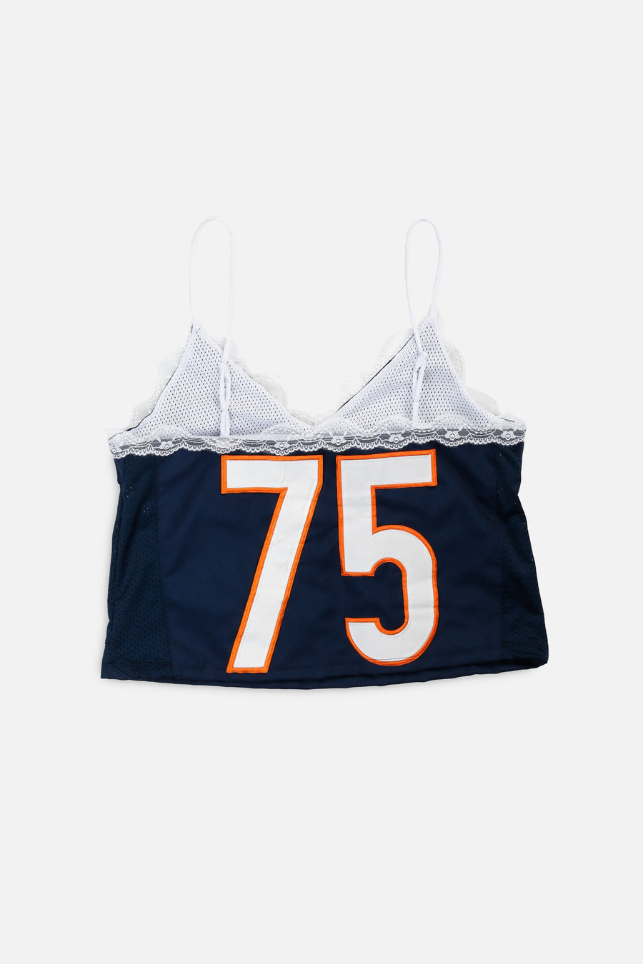 Rework Denver Broncos NFL Lace Tank - XL