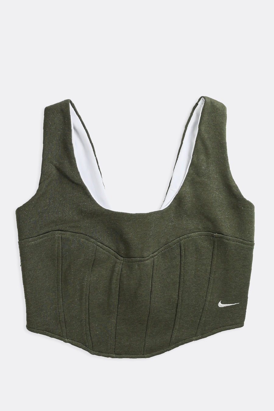 Rework Nike Sweatshirt Bustier - L