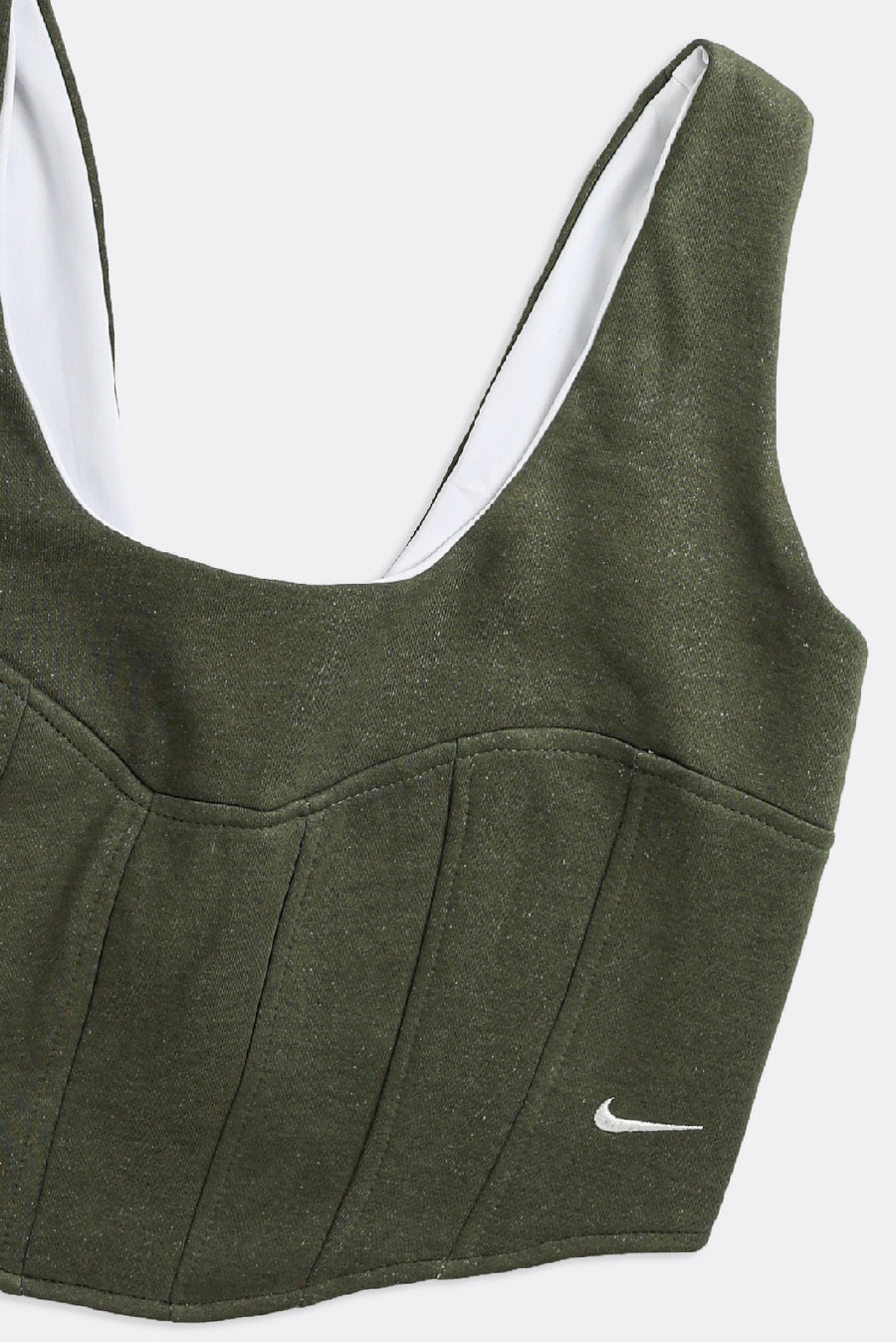 Rework Nike Sweatshirt Bustier - L