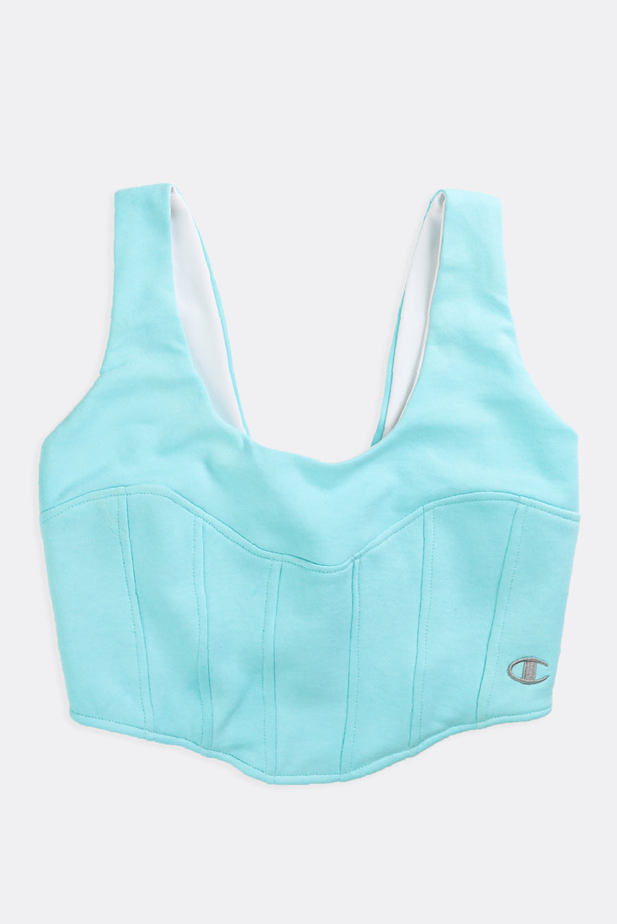 Rework Champion Sweatshirt Bustier - M