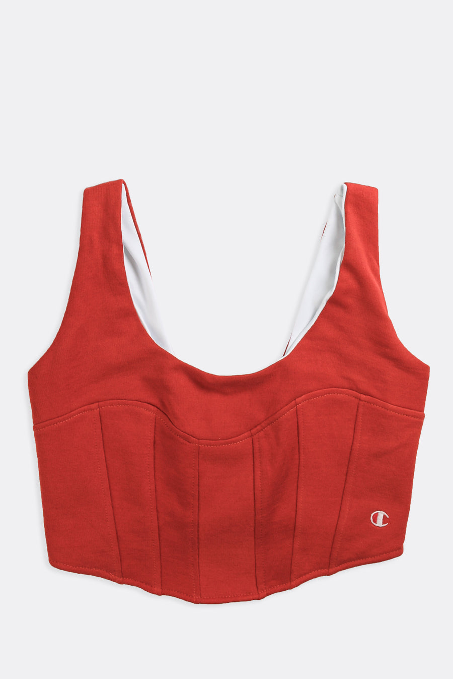 Rework Champion Sweatshirt Bustier - L