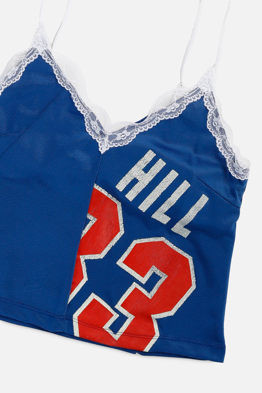 Rework Detroit Pistons NBA Lace Tank - M