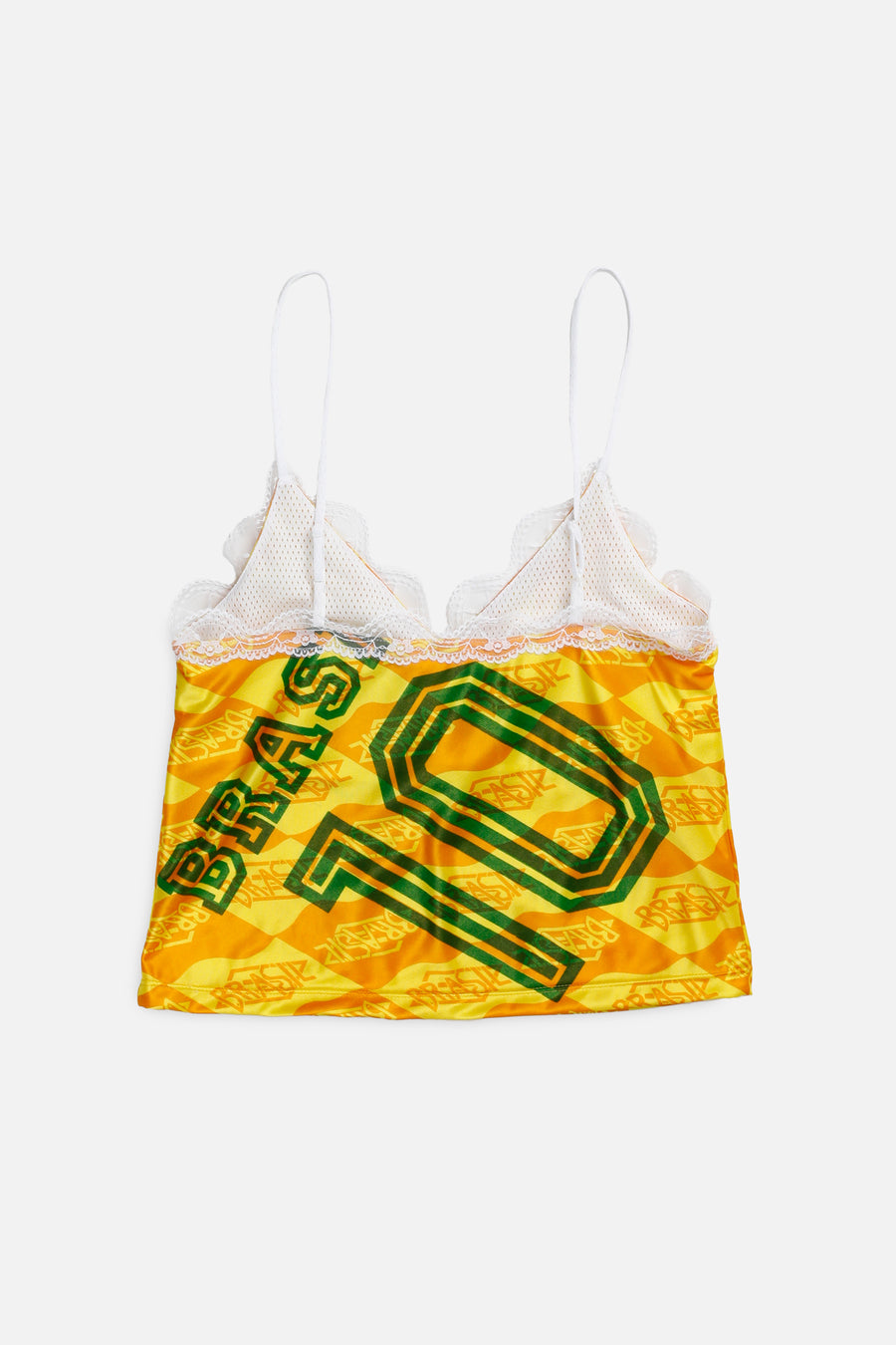 Rework Brazil Soccer Lace Tank - S