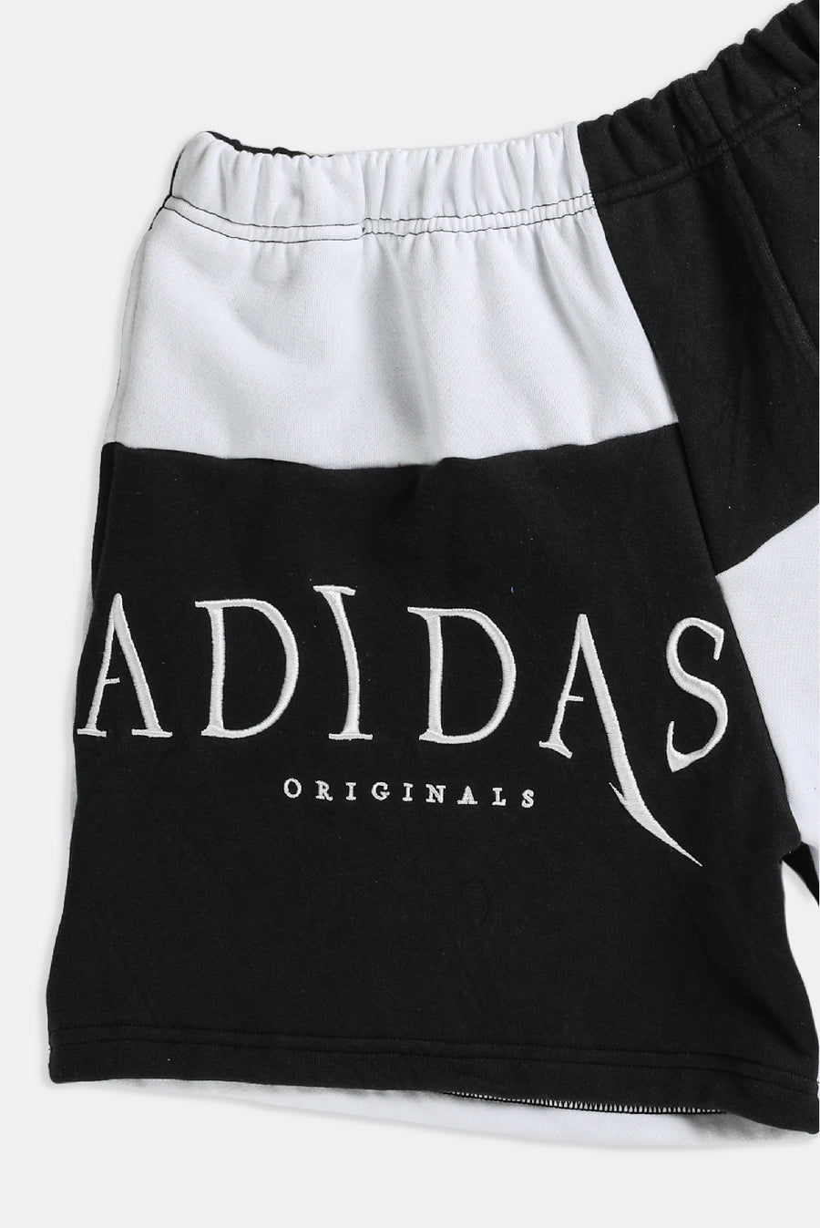 Rework Adidas Patchwork Sweatshorts - L