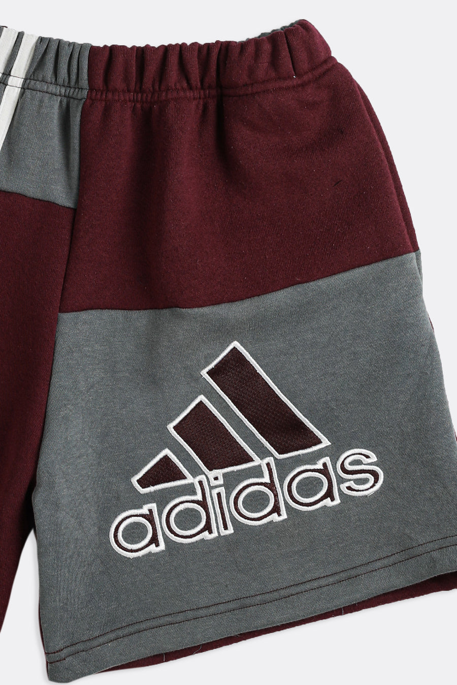 Rework Adidas Patchwork Sweatshorts - S