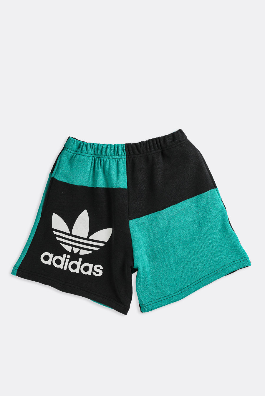 Rework Adidas Patchwork Sweatshorts - S