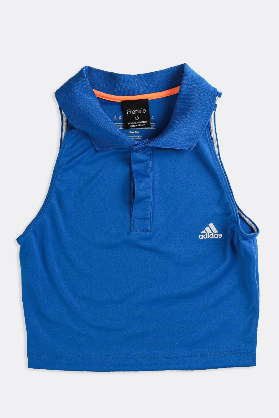 Rework Adidas Athletic Collared Tank - L