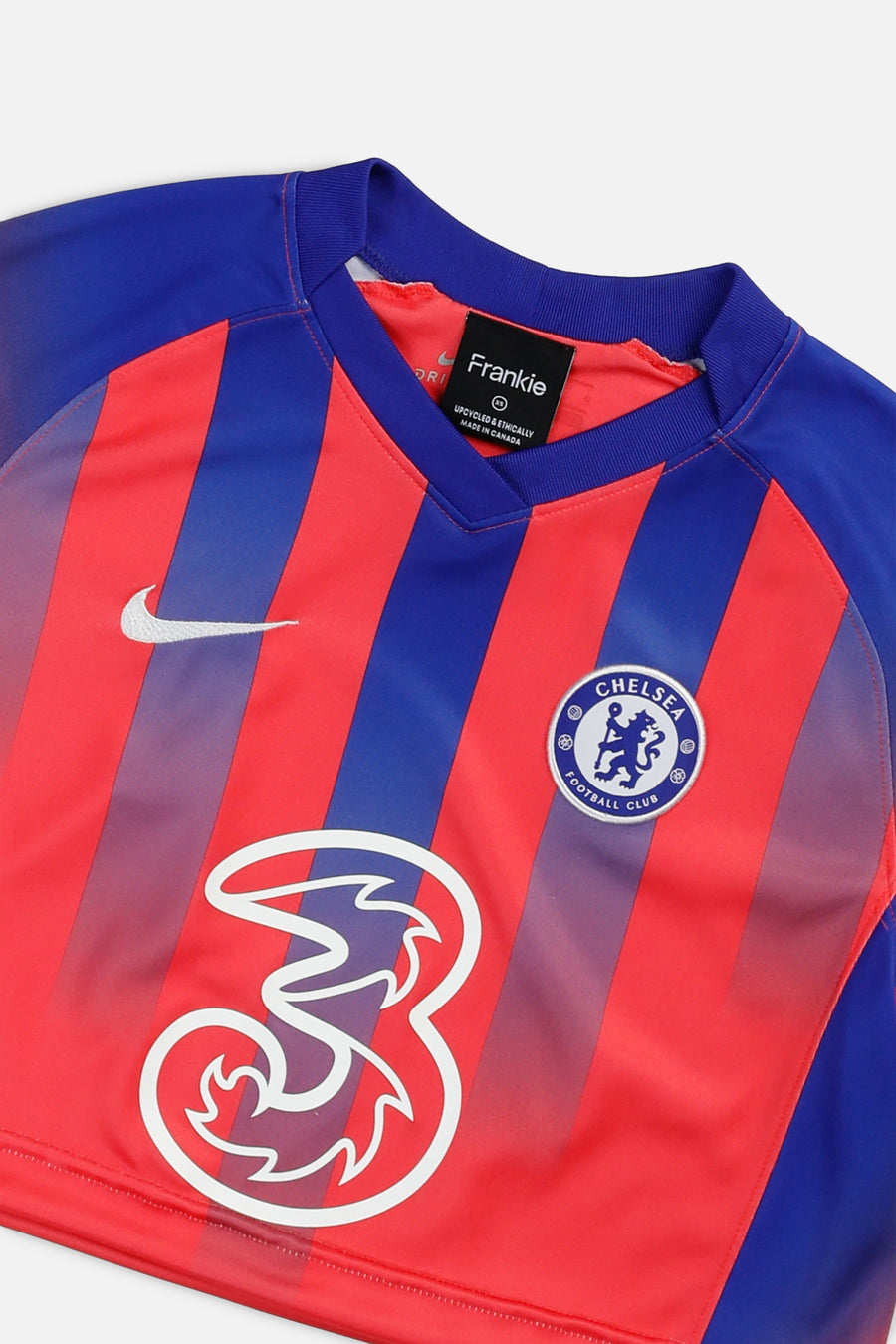 Rework Crop Chelsea Soccer Jersey - XS