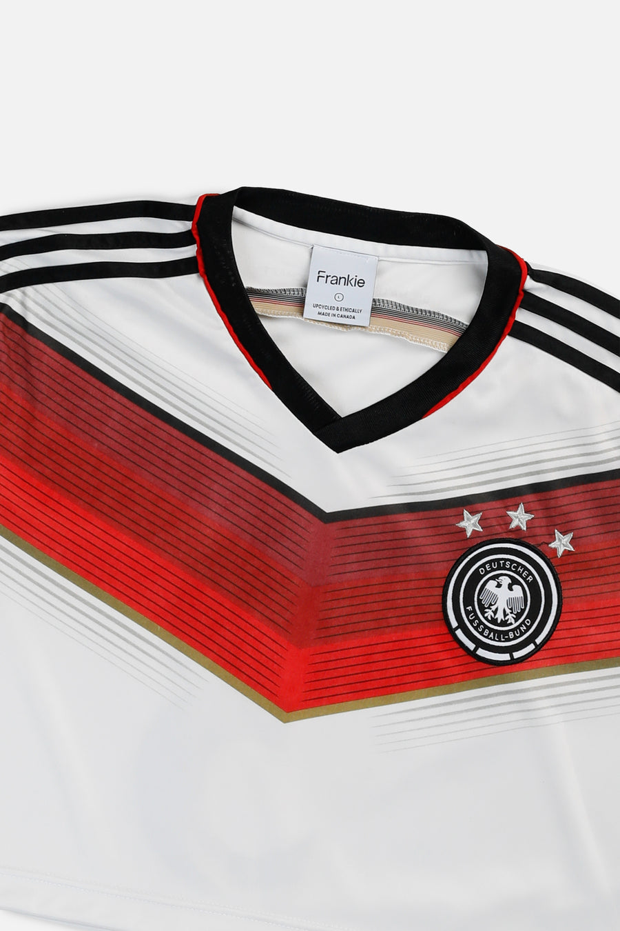 Rework Crop Germany Soccer Jersey - L