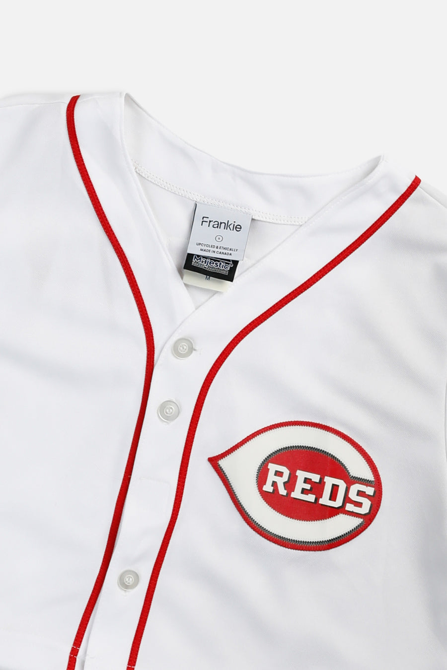 Rework Crop Cincinnati Reds MLB Jersey - S