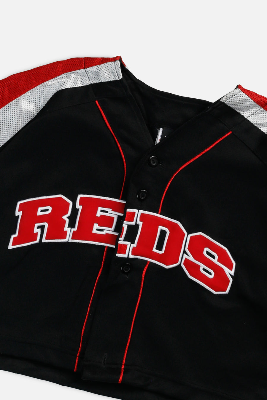 Rework Crop Cincinnati Reds MLB Jersey - M