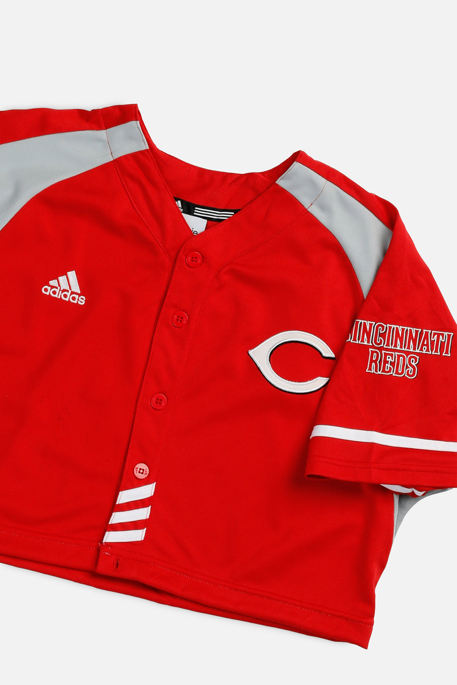 Rework Crop Cincinnati Reds MLB Jersey - M