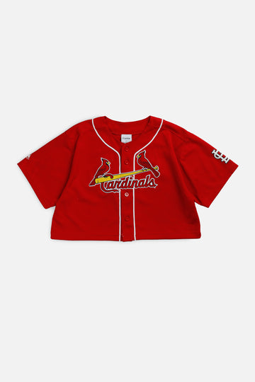 Rework Crop St. Louis Cardinals MLB Jersey - L