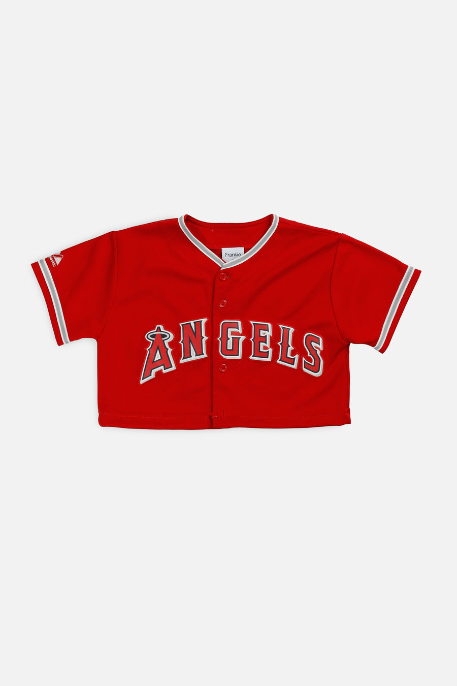 Rework Crop LA Angels MLB Jersey - XS