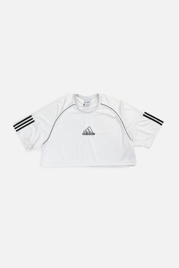 Rework Crop Adidas Soccer Jersey - XL