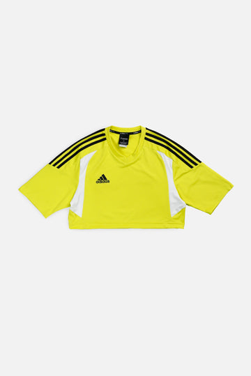 Rework Crop Adidas Soccer Jersey - S