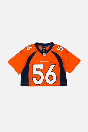 Rework Crop Denver Broncos NFL Jersey - XS