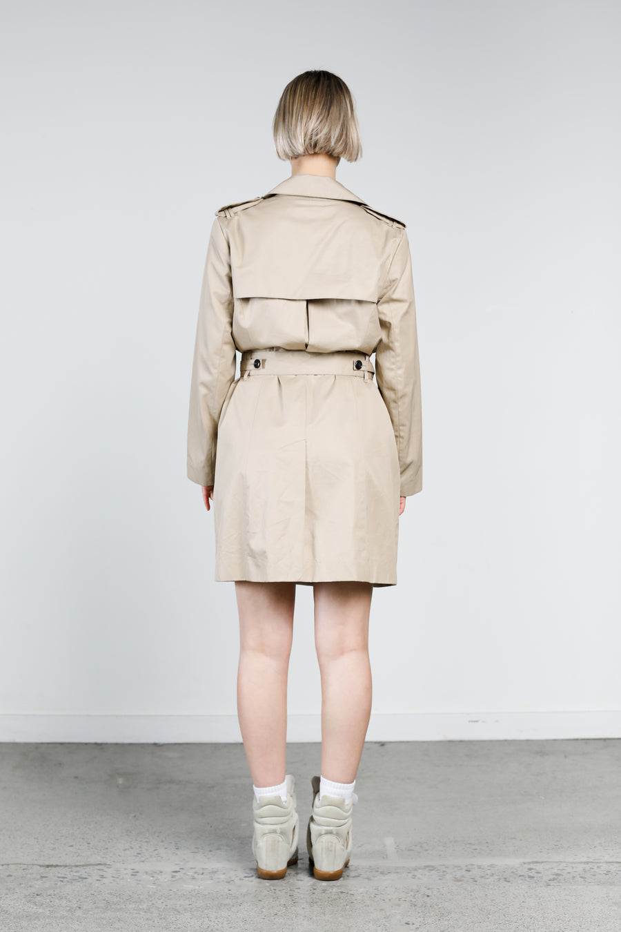 Vintage Trench Coat - Women's S