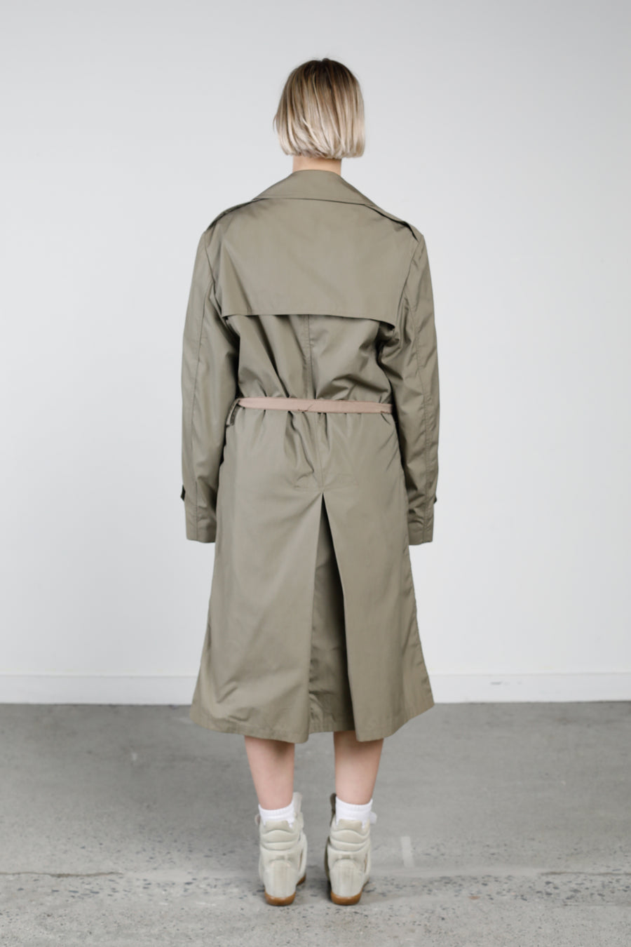 Vintage Military Trench Coat - L