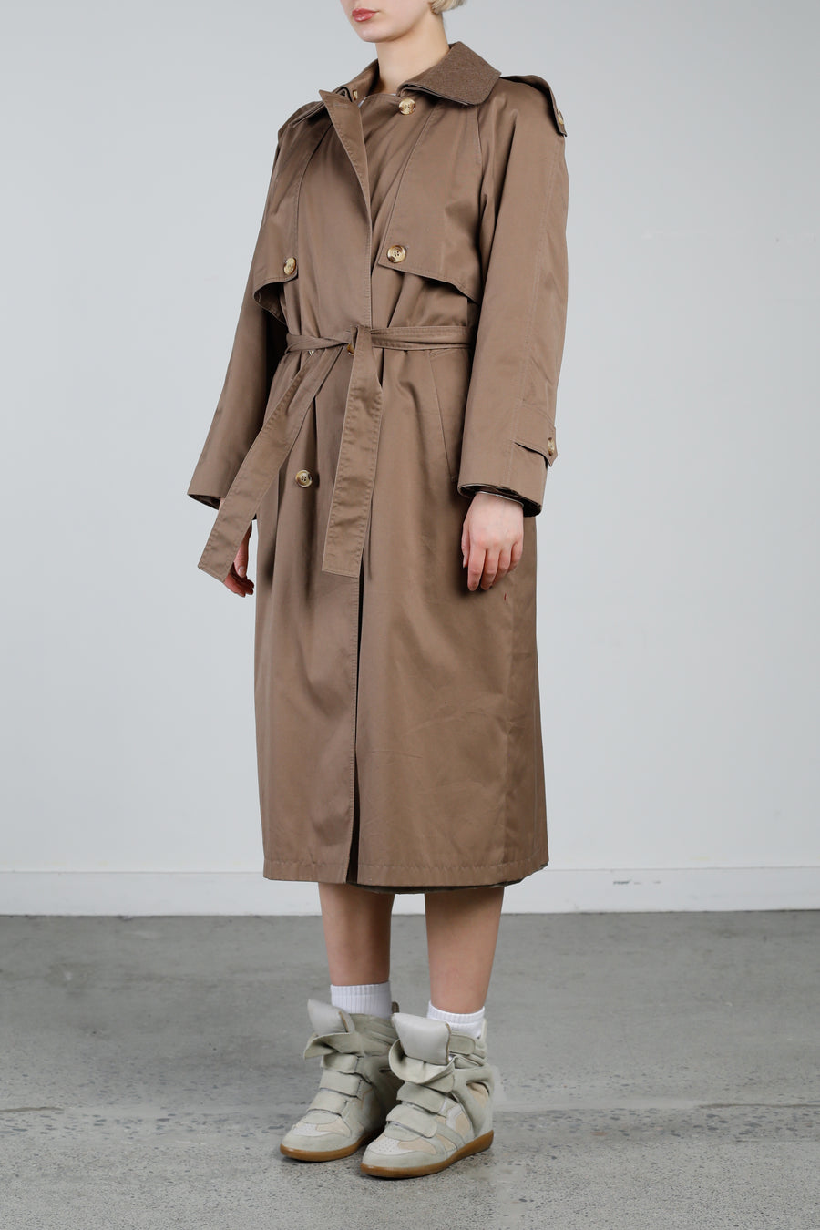 Vintage Trench Coat - S