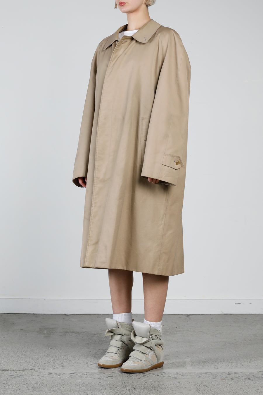 Vintage Burberry Trench Coat - XL