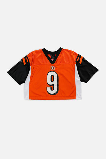 Rework Crop Cincinnati Bengals NFL Jersey - M