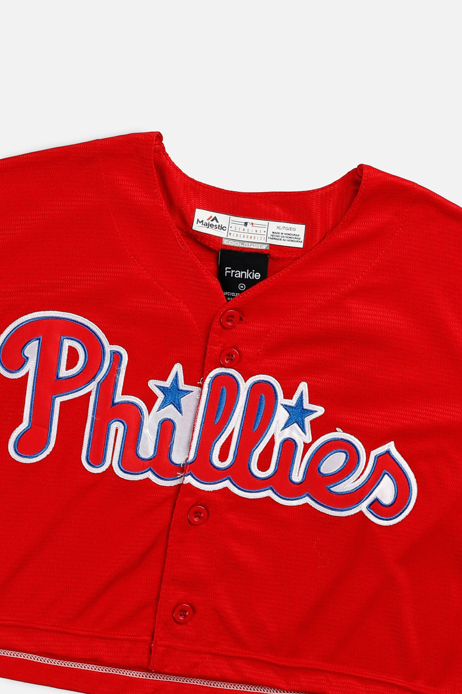 Rework Crop Philadelphia Phillies MLB Jersey - M