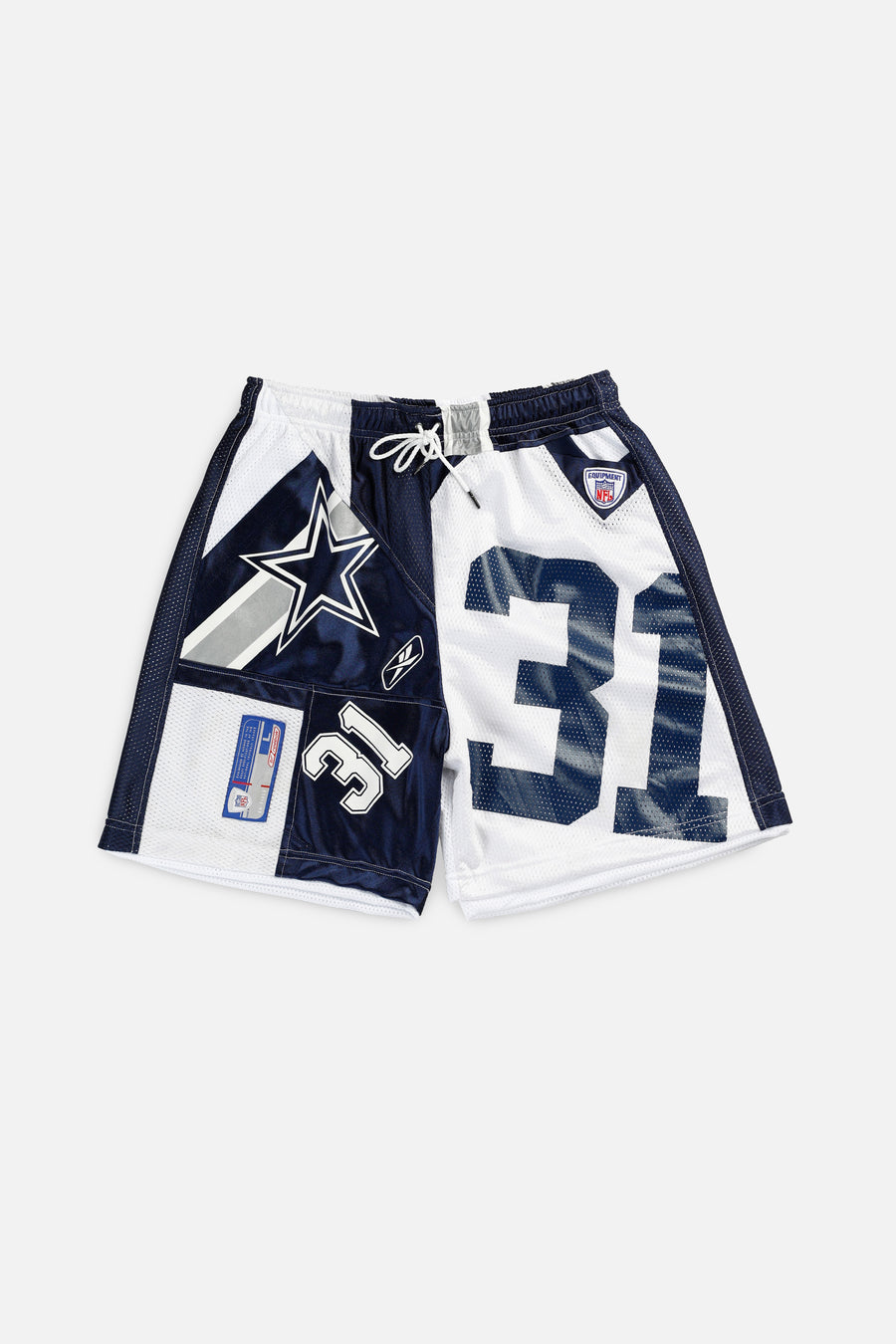 Unisex Rework Dallas Cowboys NFL Jersey Shorts - L