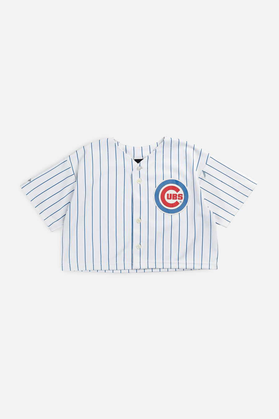 Rework Crop Chicago Cubs MLB Jersey - M