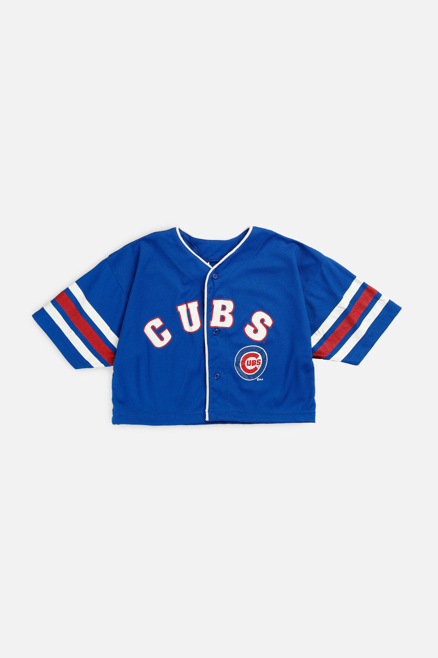 Rework Crop Chicago Cubs MLB Jersey - S