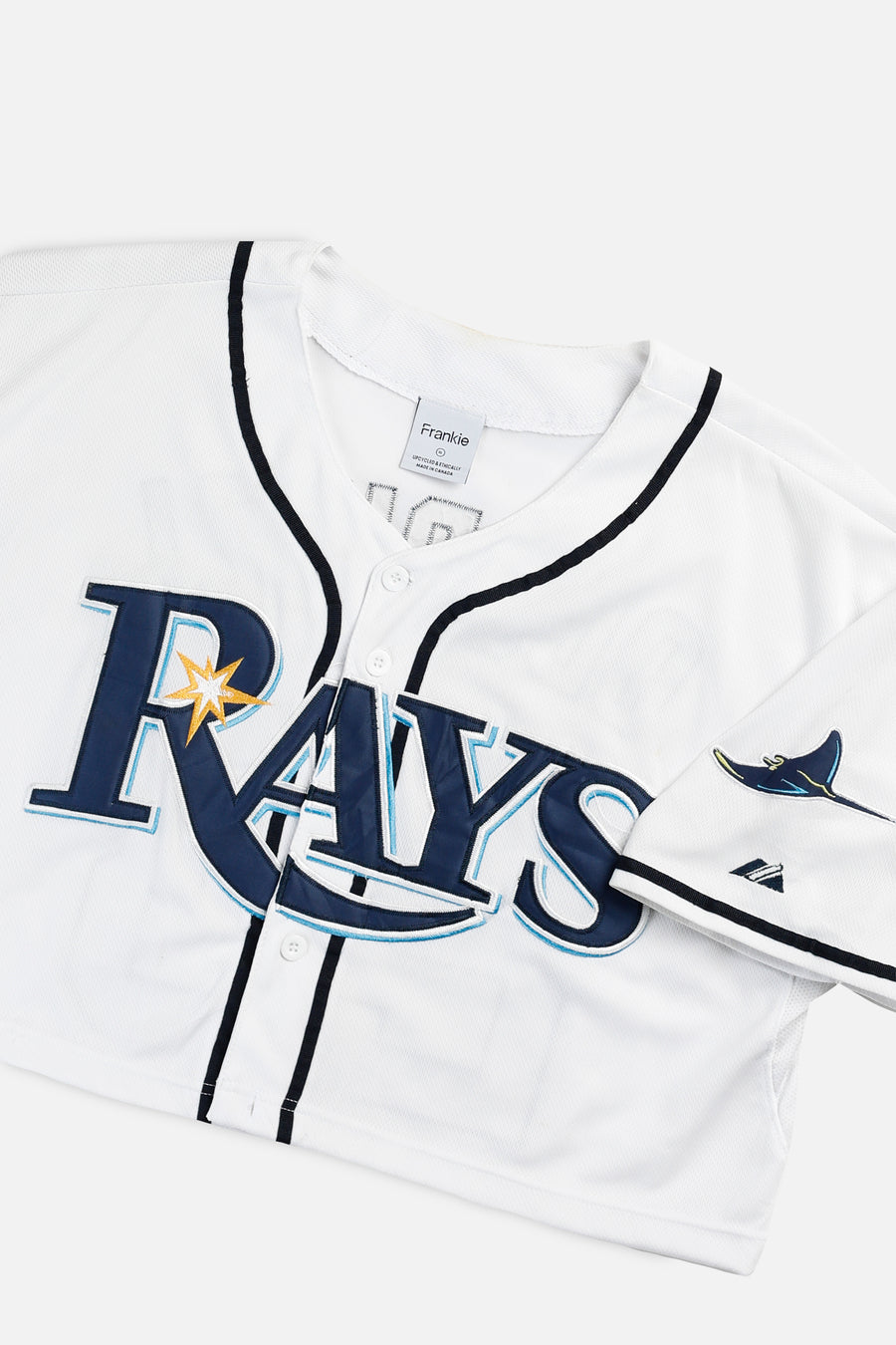 Rework Crop Tampa Bay Rays MLB Jersey - XL