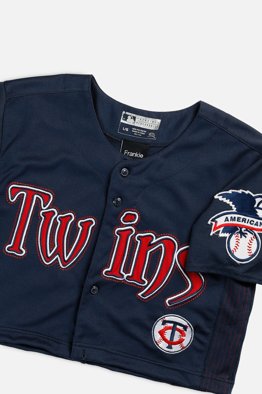 Rework Crop Minnesota Twins MLB Jersey - XS