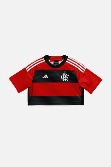 Rework Crop Flamengo Soccer Jersey - S