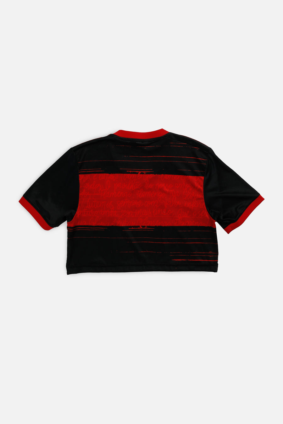 Rework Crop Flamengo Soccer Jersey - XS