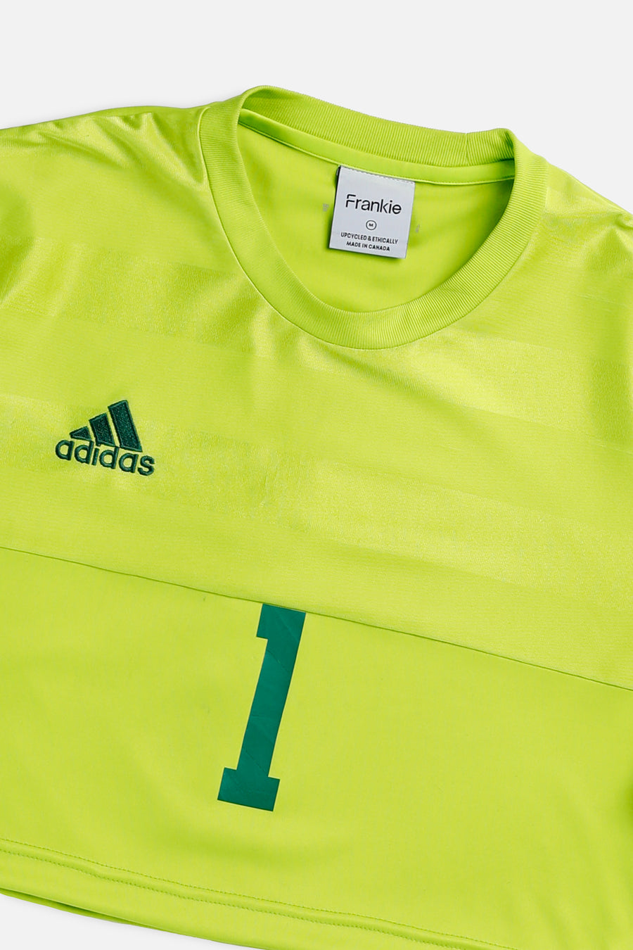 Rework Crop Adidas Soccer Jersey - M