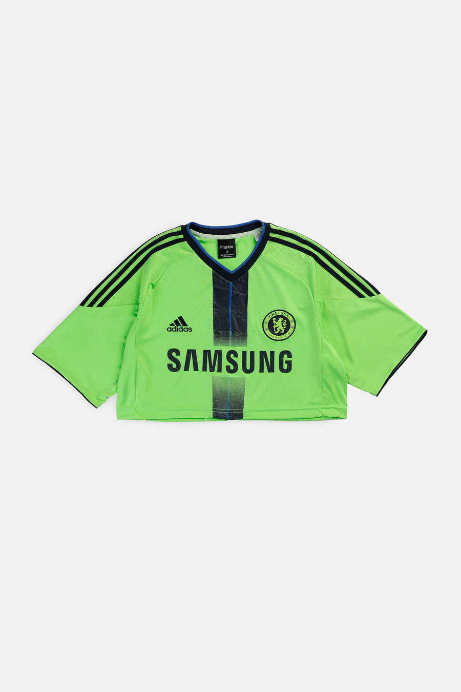 Rework Crop Chelsea Soccer Jersey - M