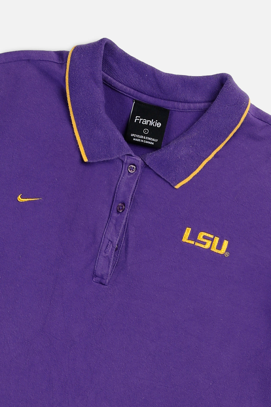 Rework LSU Nike Collared Tee - L