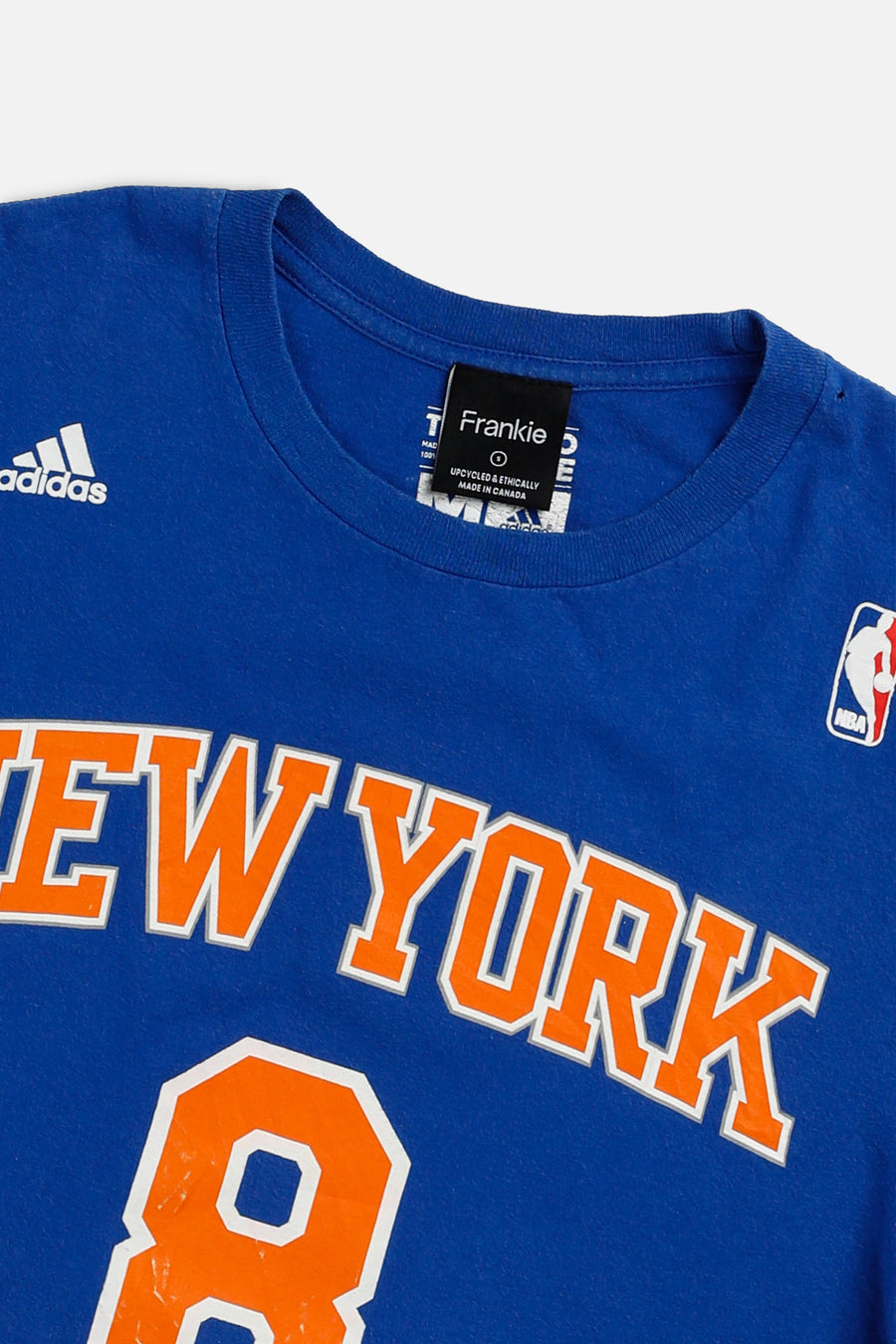 Rework NY Knicks NBA Crop Tee - S