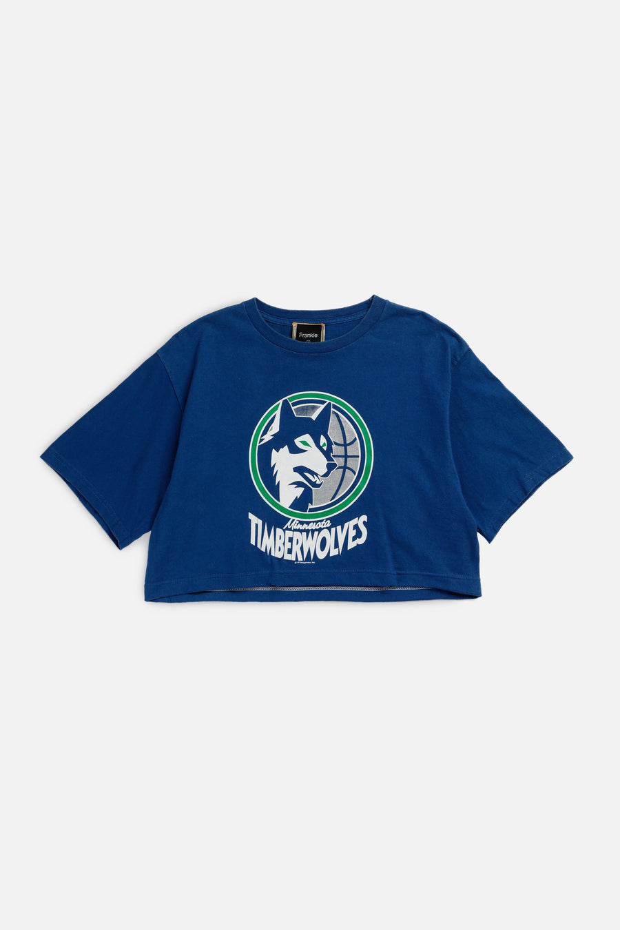 Rework Minnesota Timberwolves NBA Crop Tee - L