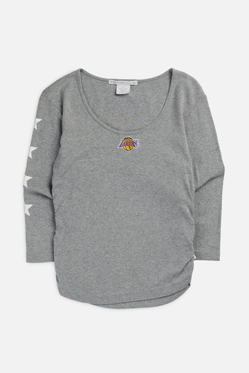 Vintage LA Lakers NBA 3/4 Sleeve Tee - Women's M