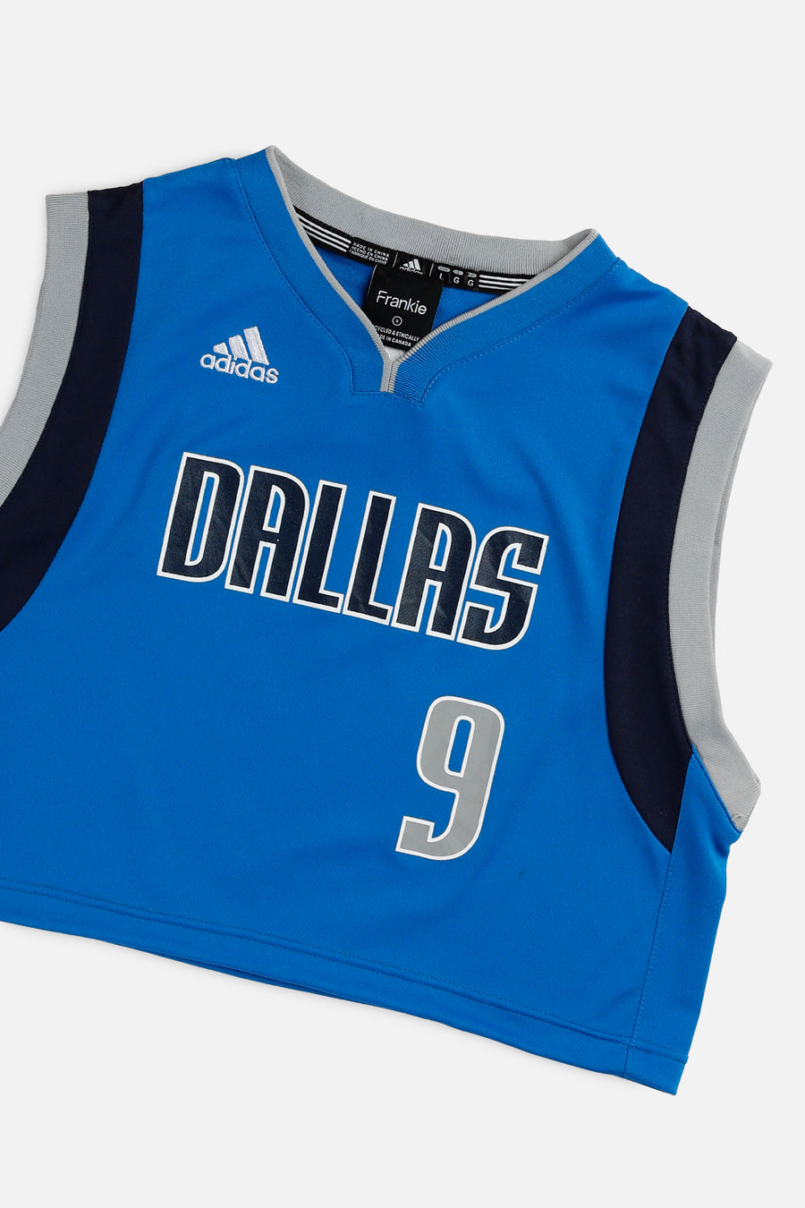 Rework Dallas Mavericks NBA Crop Jersey - S