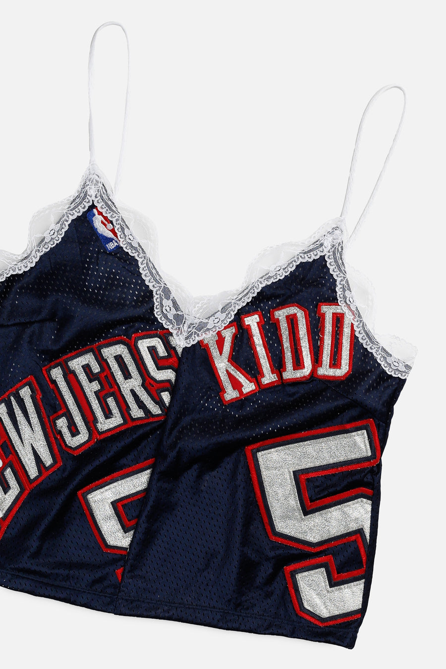 Rework New Jersey Nets NBA Lace Tank - M