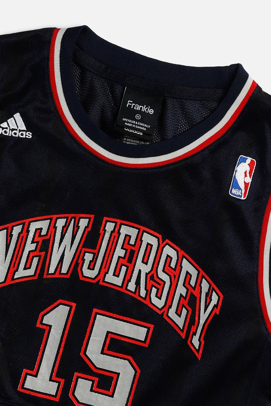 Rework New Jersey Nets NBA Crop Jersey - XS