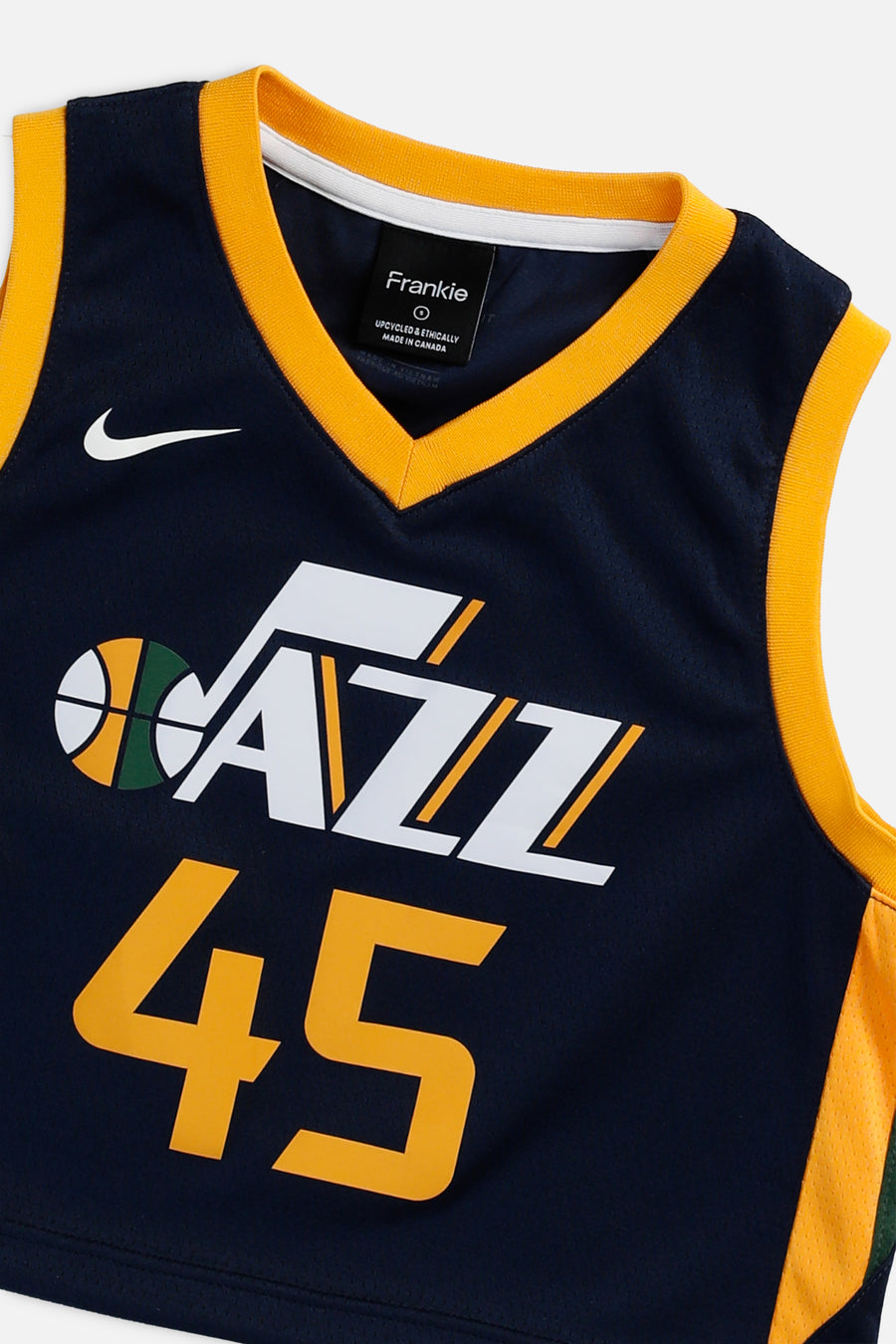 Rework Utah Jazz NBA Crop Jersey - S