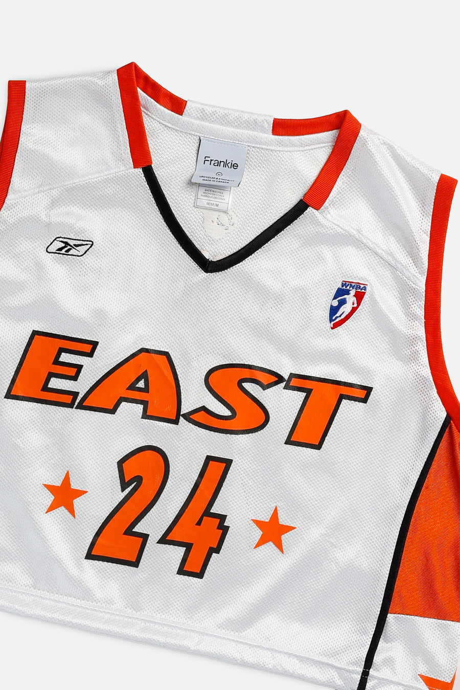 Rework Indiana Fever WNBA Crop Jersey - M